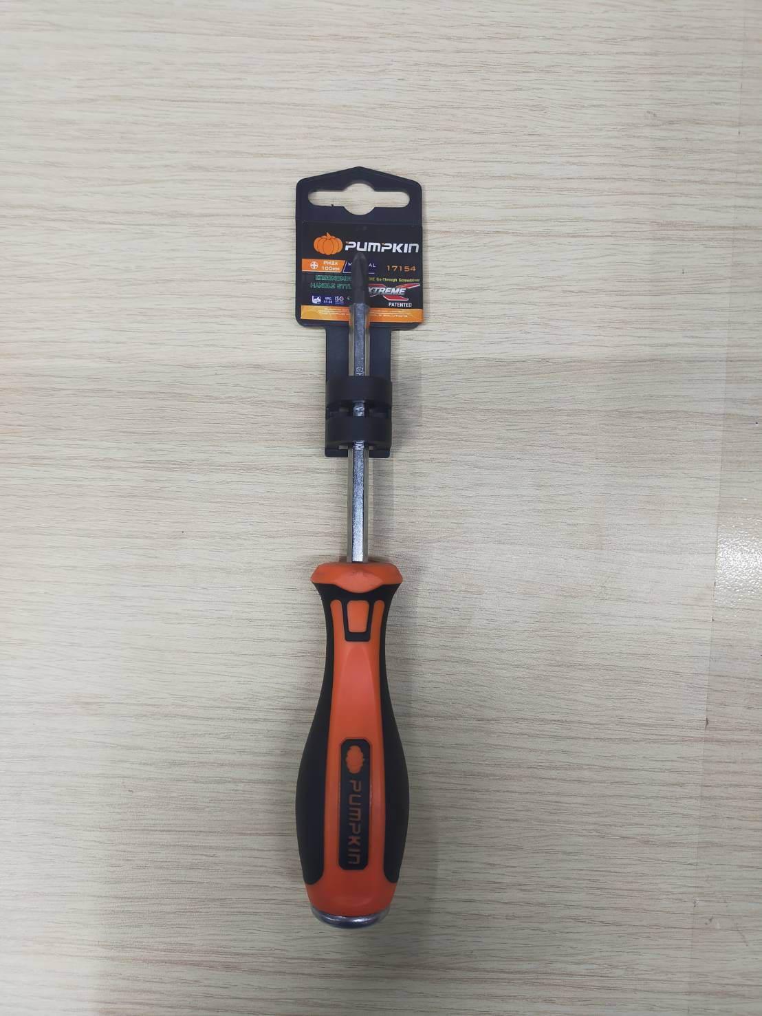 ไขควงหัวทะลุ รุ่น XTREME PH2x100mm(+) PUMPKIN