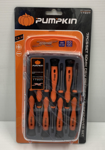 ชุดไขควงจิ๋วยาว CR-V 50 มม. 7 ตัว/ชุด PTT-750PSS PUMPKIN