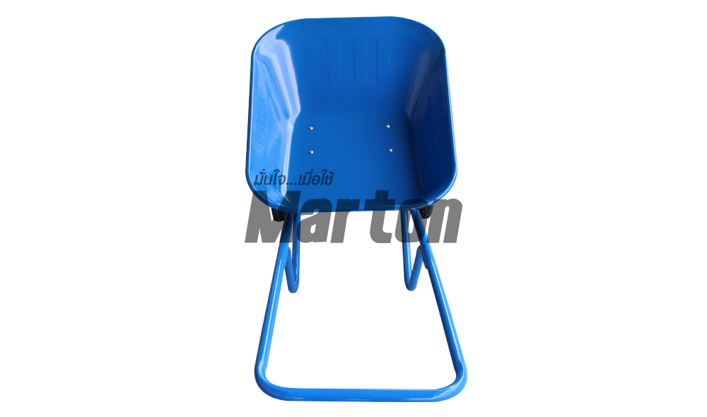 MARTON รถเข็นปูนล้อคู่ ล้อแมกซ์ สีน้ำเงิน - ภาพที่ 3