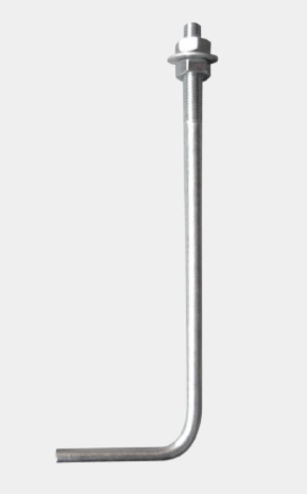 เกลียว L-Bolt 3/4 นิ้ว x 10 นิ้ว x 650 มม. (26 นิ้ว) 