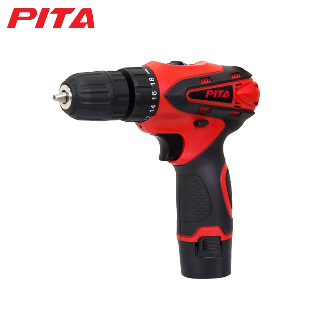** EUROX PITA สว่านไร้สาย 2A 12V. (กล่องชุด)