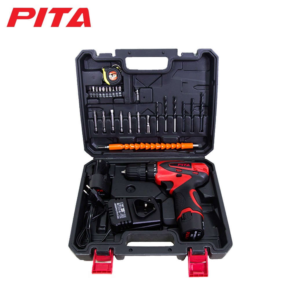 ** EUROX PITA สว่านไร้สาย 2A 12V. (กล่องชุด) - ภาพที่ 2