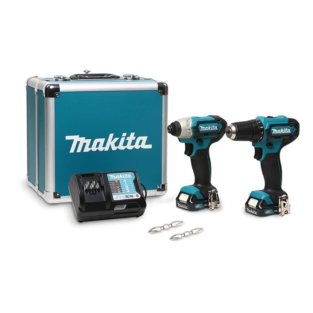MAKITA COMBO KIT สว่านไขควงDF333DZ+ไขควงกระแทกTD110DZ+BOX 12V MAX