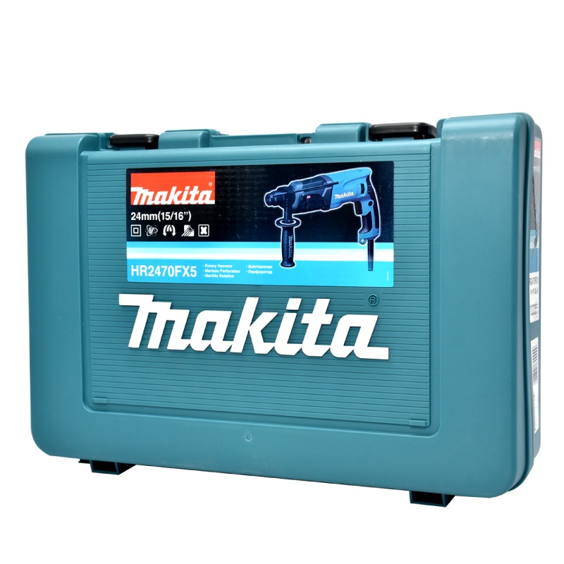 MAKITA สว่านโรตารี่ 3 ระบบ +หัวสว่าน+ดอก HR2470FX5 24mm. - ภาพที่ 2