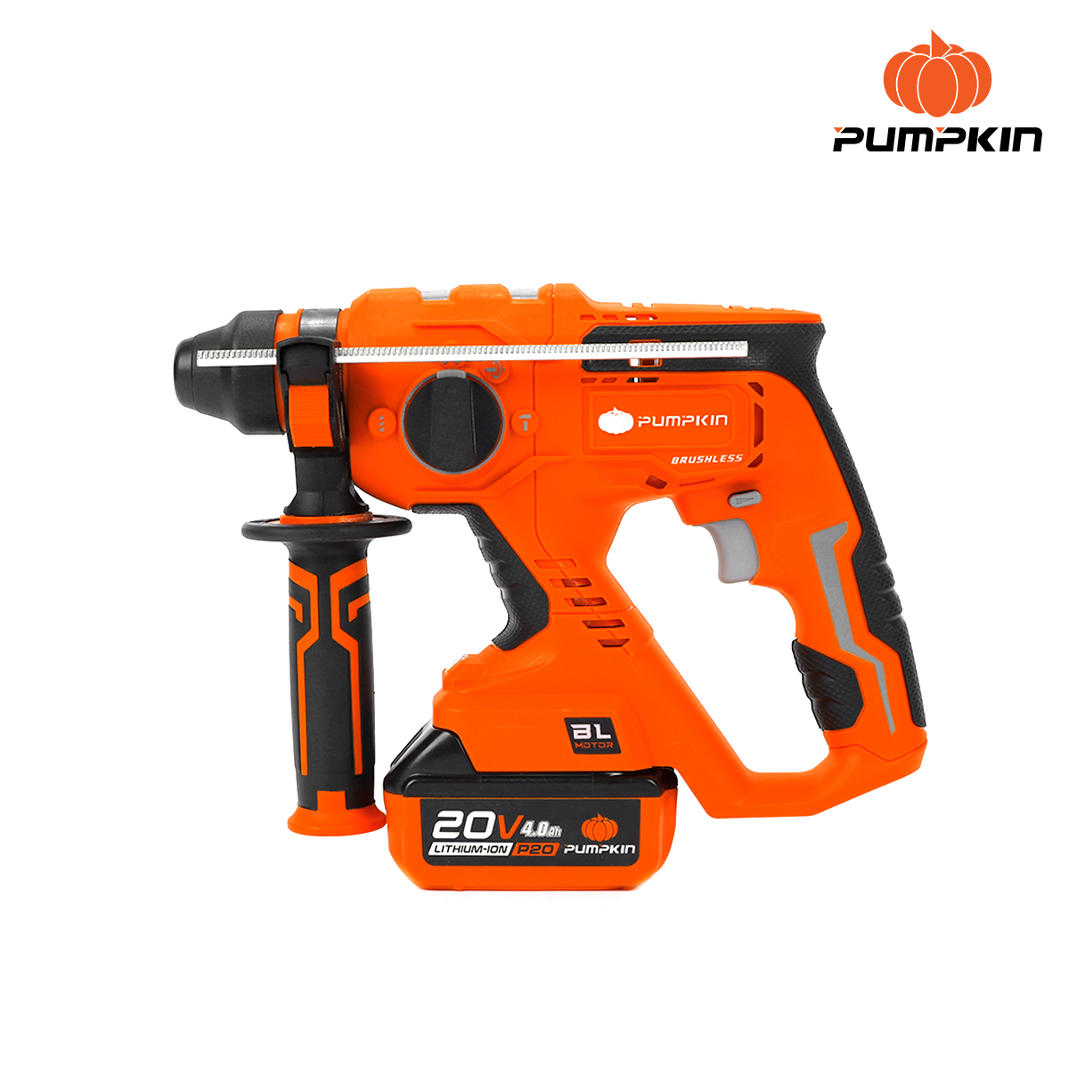 PUMPKIN สว่านโรตารี่ไร้สาย ไร้แปรงถ่าน 26มม 3โหมด 20V 50258 Li-ion INF-26RHBL INFINITY POWER - ภาพที่ 2