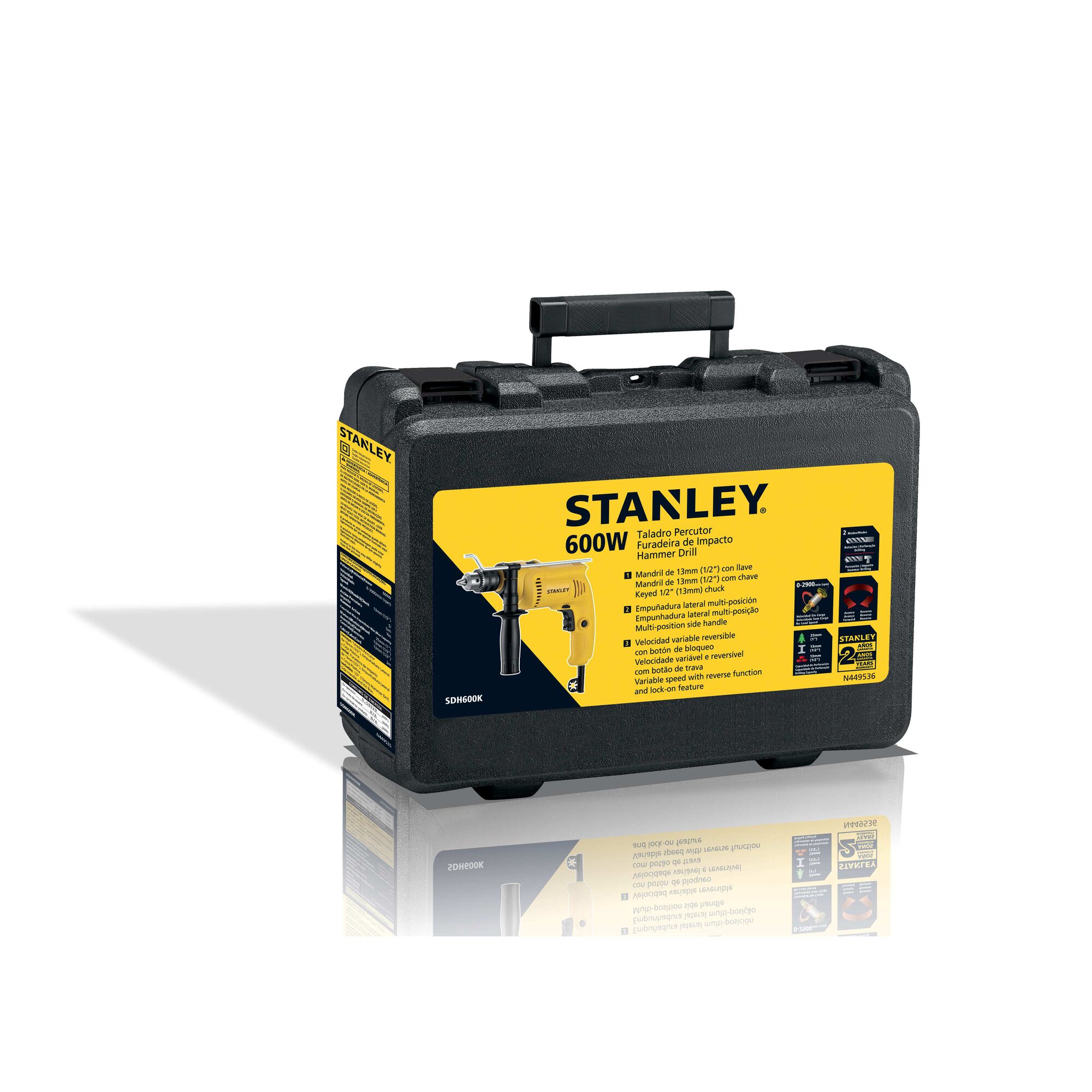 STANLEY สว่านกระแทก SDH 600K B1 600วัตต์ 13มม. - ภาพที่ 5
