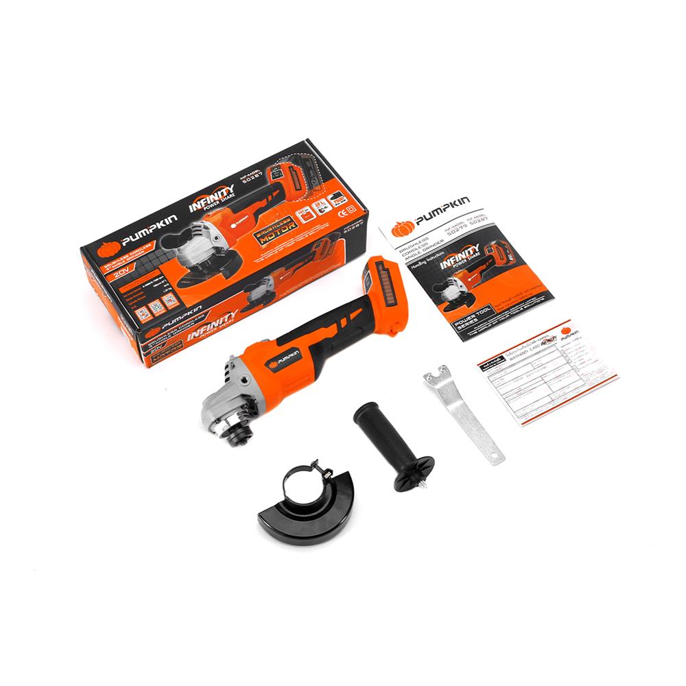 เครื่องเจียร์ไร้สาย ไร้แปรงถ่าน 20V 50287 INF-4AGBL INFINITY POWER PUMPKIN - ภาพที่ 4