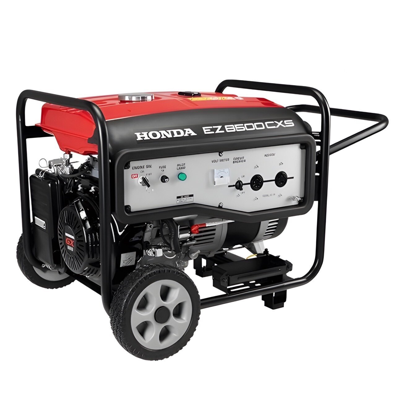 HONDA เครื่องปั่นไฟ EZ6500CXS-R 5.0KW (มีล้อ) พร้อมแบตเตอรี่ - ภาพที่ 2