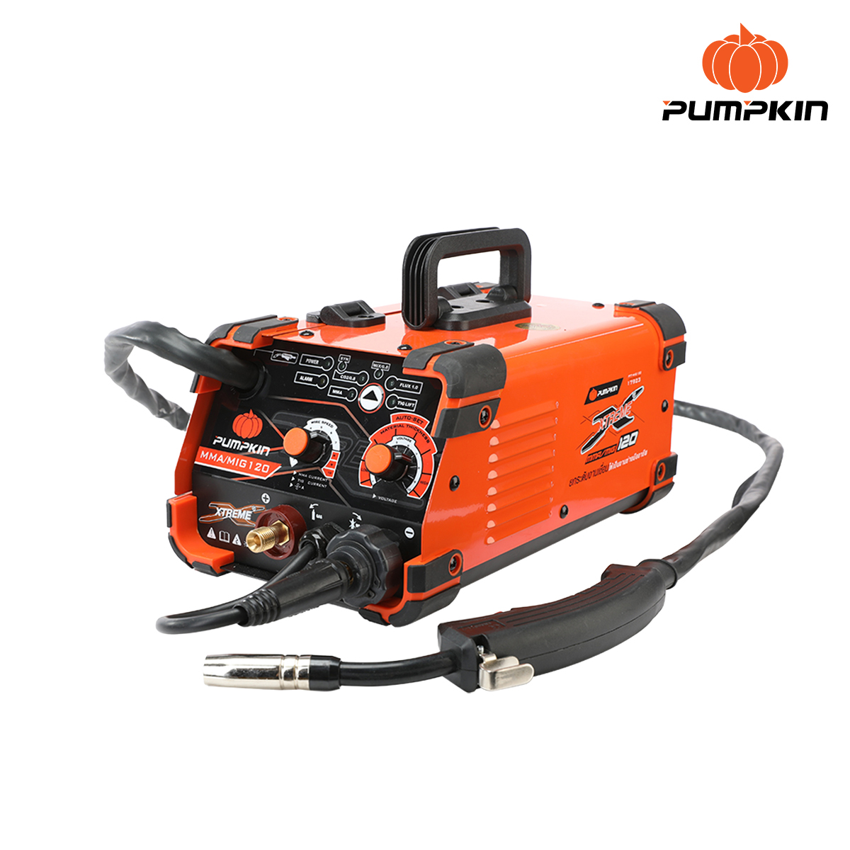 เครื่องเชื่อมอินเวอร์เตอร์ MMA/MIG120 XTREME รุ่น PTT-MIG120 PUMPKIN