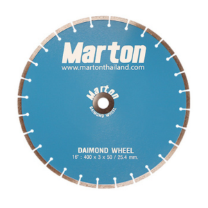 MARTON ใบตัดคอนกรีต ตัดเพชร 16นิ้ว หนา 3มิล