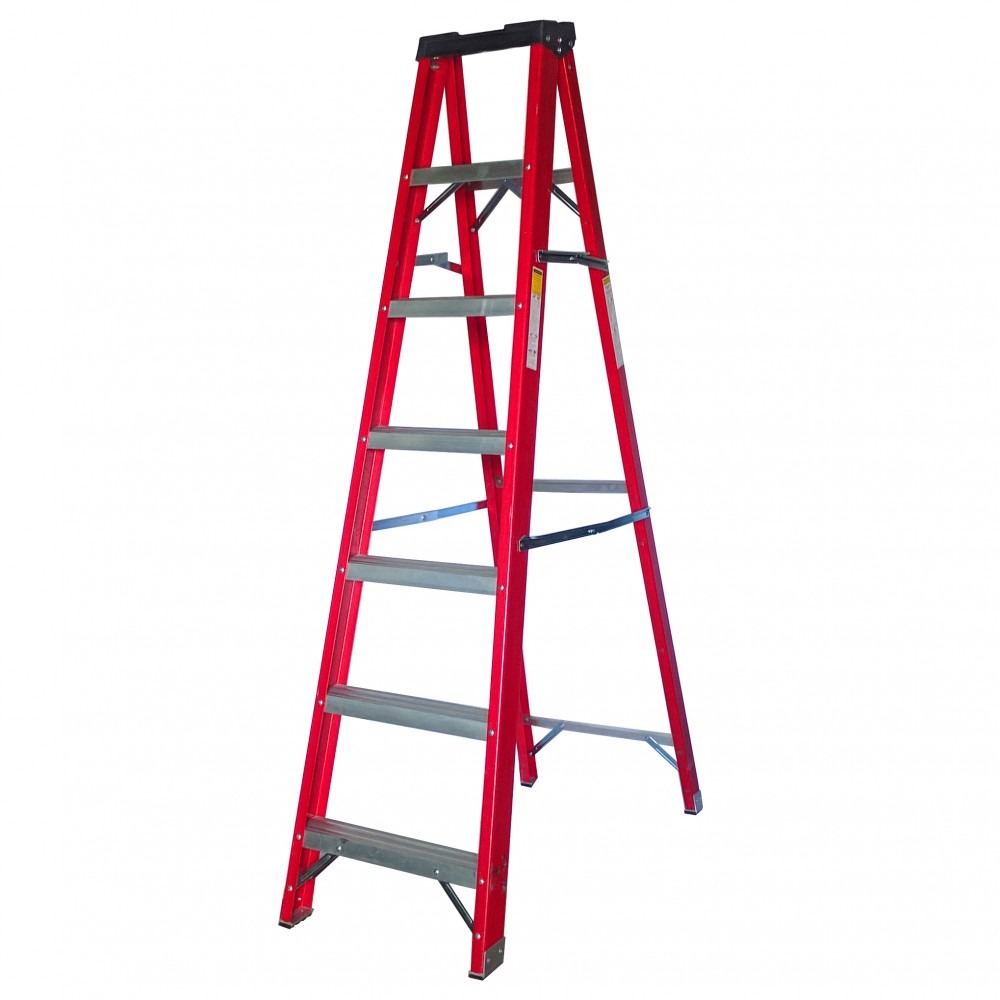 บันไดไฟเบอร์กลาส มีถาด LD-FBA 07 7ฟุต SANKI แบรนด์ SANKI - ฮาร์ดแวร์ ราคา 2,990 บาท