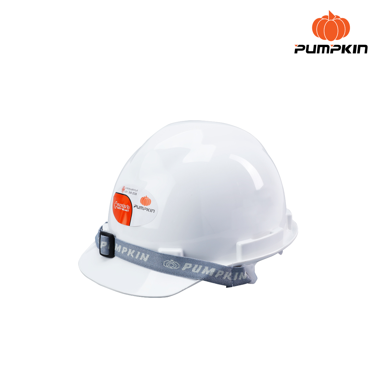 PUMPKIN หมวกนิรภัย ม.อ.ก. ปรับเลื่อนสีขาว แบรนด์ PUMPKIN - ฮาร์ดแวร์ ราคา 240 บาท