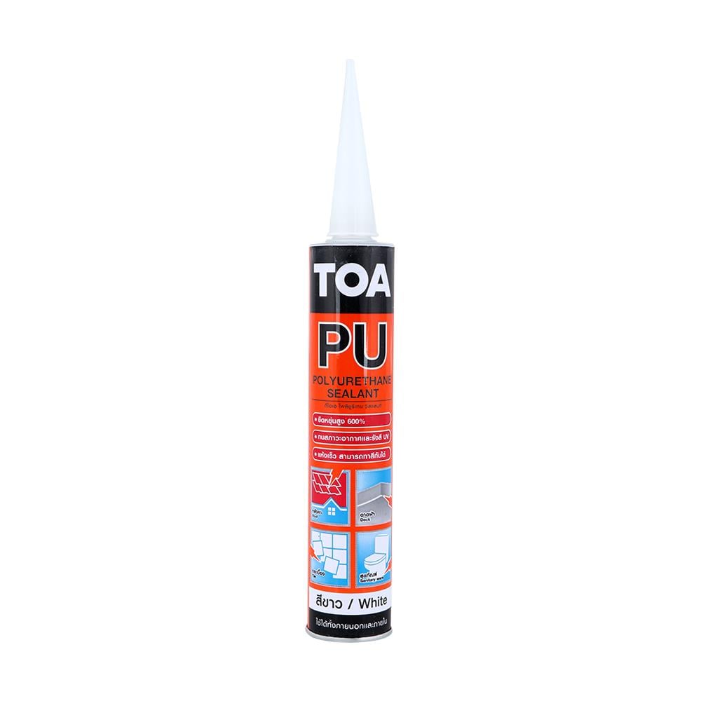 TOA พียู ซีลแลนท์ สีขาว 310มล. แบรนด์ TOA Paint - ฮาร์ดแวร์ ราคา 220 บาท