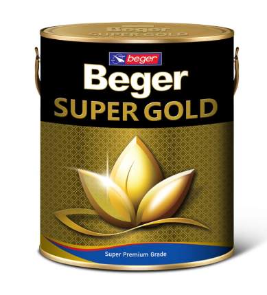 สีน้ำมันอะครีลิก A/E303 (1กล.) สีทองคำ BEGER