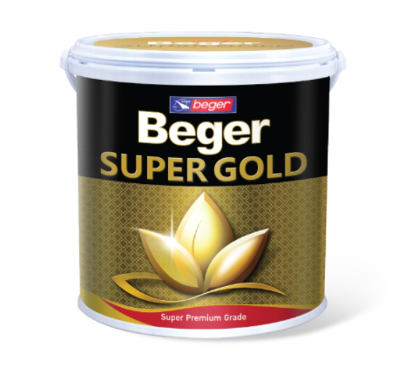 สีน้ำอะครีลิก A/C 919 NEW (1กล.) สีทองคำสวิส BEGER