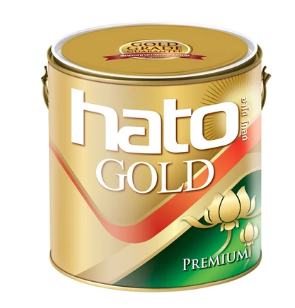 สีทองอะครีลิค สูตรน้ำมัน #MG333 (3.785ลิตร) HATO