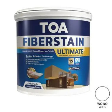 ไฟเบอร์สเตน อัลติเมท ผนังทึบแสง WC100 (1กล.) สีขาว TOA