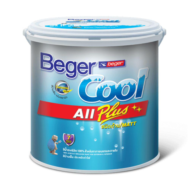 สีรองพื้นปูน Cool All Plus Alkali Resisting #6000 (2.5กล.) BEGER