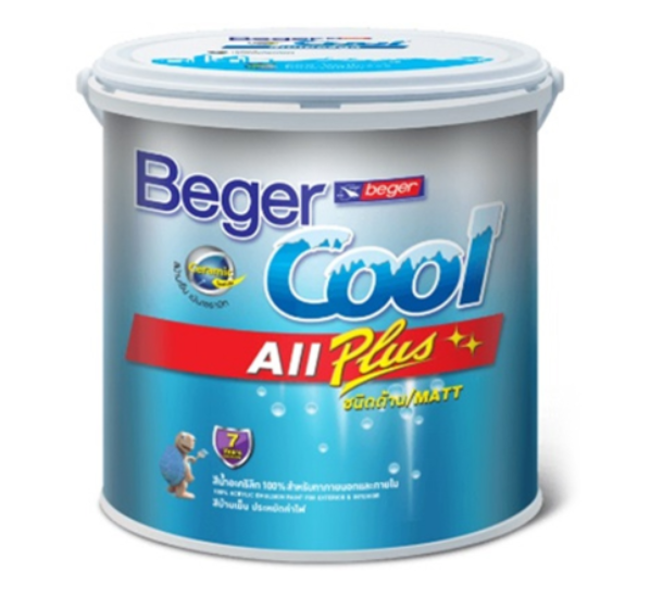 สีรองพื้นปูน Cool All Plus Alkali Resisting #6000 (5กล.) BEGER
