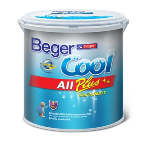 สีน้ำภายนอก COOL ออลพลัส เบส D (2.5กล.) BEGER