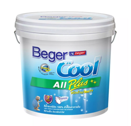 สีน้ำภายใน COOL ออลพลัส เบส A (2.5กล.) BEGER