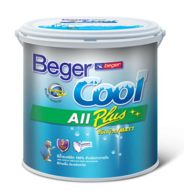 สีน้ำภายใน COOL ออลพลัส เบส B (2.5กล.) BEGER