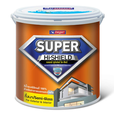 สีน้ำอะคริลิก Super Hi-Shield Semi-Gloss Base เบส B (2.5กล.) BEGER