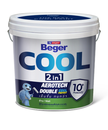 สีน้ำภายใน ด้าน COOL 2IN1 พลัส เบส A (2.5กล.) BEGER