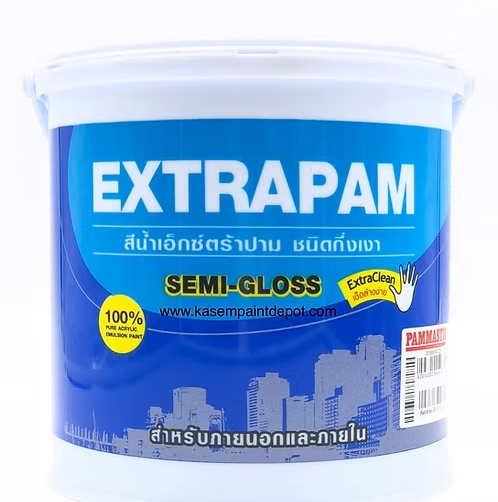 สีน้ำภายนอก กึ่งเงา EXTRAPAM เบส B (2.5กล.) PAMMASTIC