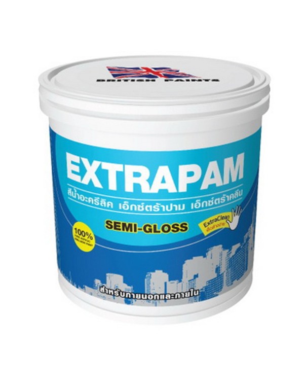 PAMMASTIC EXTRAPAM สีน้ำภายนอก กึ่งเงา เบส D 2.5กล.