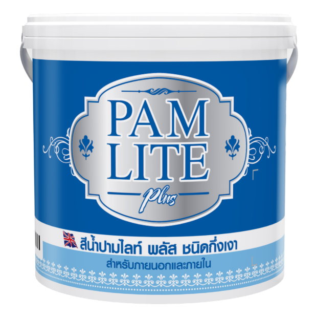 สีน้ำภายนอก กึ่งเงา ปามไลท์ พลัส เบส D (2.5กล.) PAMMASTIC