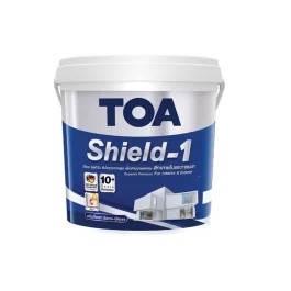 TOA สีน้ำภายนอก กึ่งเงา เบสA SHIELD 1 NANO (2.5กล) แบรนด์ TOA Paint - ฮาร์ดแวร์ ราคา 1,690 บาท