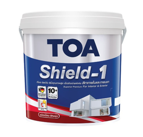 สีน้ำภายนอก เนียน SHIELD 1 NANO เบส C (2.5กล.) TOA
