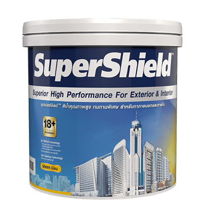 สีน้ำอะครีลิค ภายนอก เนียน SUPER SHIELD เบส C (2.5กล.) TOA