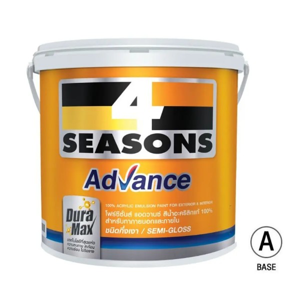 TOA สีน้ำภายนอกกึ่งเงา เบสA 4 SEASONS (1กล) แบรนด์ TOA Paint - ฮาร์ดแวร์ ราคา 650 บาท