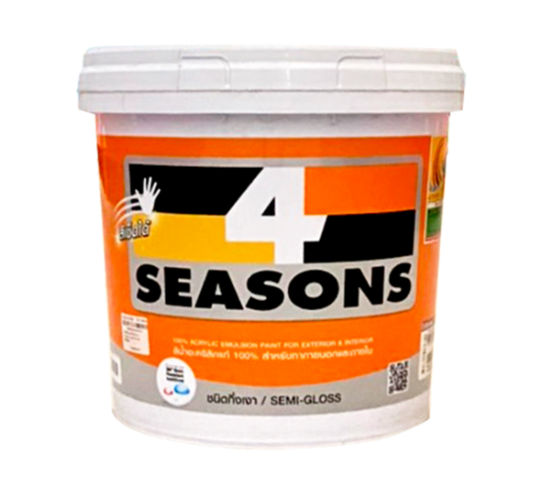 สีน้ำภายนอก กึ่งเงา 4 SEASONS เบส C (2.5กล.) TOA
