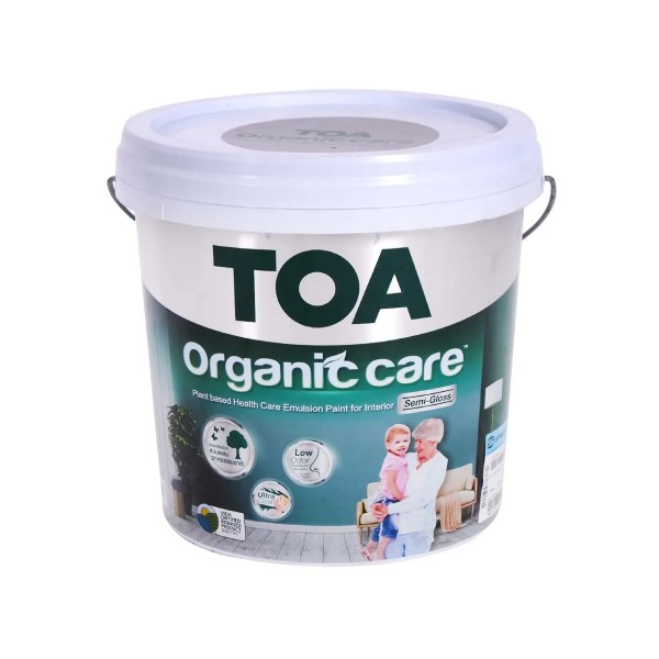 TOA สีน้ำภายในกึ่งเงา ออร์แกนิค แคร์ เบสA (2.5กล) TOA สีน้ำภายในกึ่งเงา ออร์แกนิค แคร์ เบสA (2.5กล) - ดำรงค์โฮมพลัส