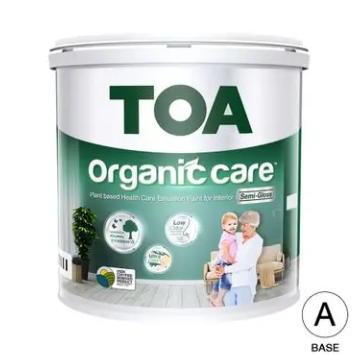 สีน้ำภายใน กึ่งเงา ออร์แกนิค แคร์ เบส A (1กล.) TOA