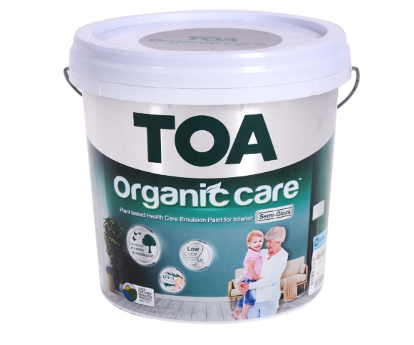 สีน้ำภายใน กึ่งเงา ออร์แกนิค แคร์ เบส D (2.5กล.) TOA
