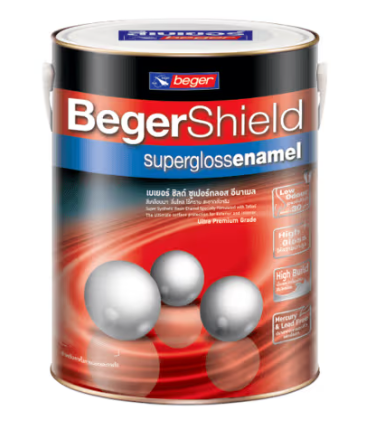 สีน้ำมันเคลือบเงา SHIELD เบส A (1กล.) BEGER