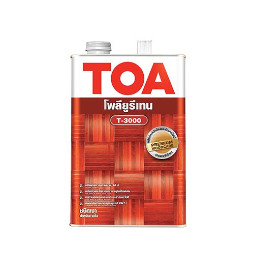 TOA โพลียูรีเทรน ภายใน #T-3000 (1กล) แบรนด์ TOA Paint - ฮาร์ดแวร์ ราคา 980 บาท
