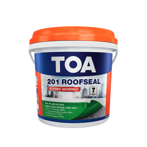 TOA สีกันซึมทาหลังคาดาดฟ้า 201 รูฟซีล สีขาว 5กล.