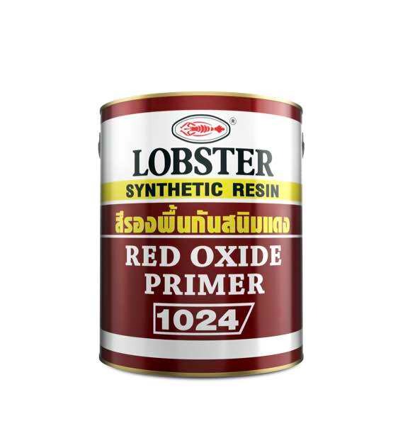 LOBSTER สีรองพื้นกันสนิม #1024 17.5L สีแดง