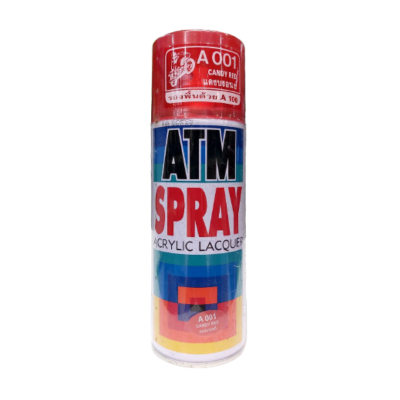 ATM สีสเปรย์ #001 แดงบรอนซ์ มอเตอร์ (12/ลัง) แบรนด์ ATM - ฮาร์ดแวร์ ราคา 69 บาท