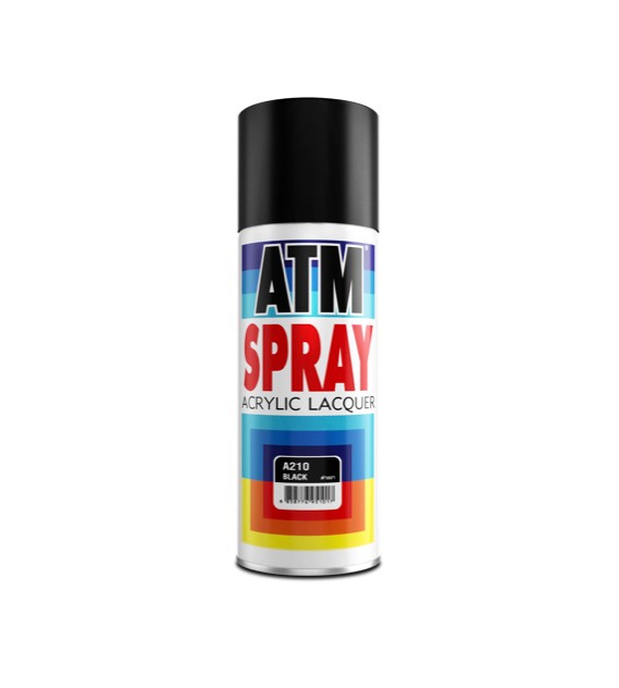 ATM สีสเปรย์ #210 ดำเงา (12/ลัง) แบรนด์ ATM - ฮาร์ดแวร์ ราคา 49 บาท