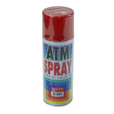 ATM สีสเปรย์ #211 แดง (12/ลัง) แบรนด์ ATM - ฮาร์ดแวร์ ราคา 49 บาท