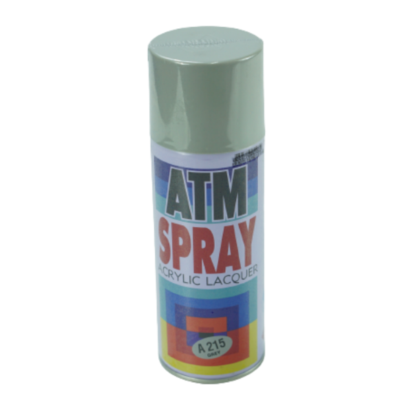 ATM สีสเปรย์ #215 เทา (12/ลัง) แบรนด์ ATM - ฮาร์ดแวร์ ราคา 49 บาท