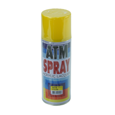 ATM สีสเปรย์ #218 เหลือง (12/ลัง) แบรนด์ ATM - ฮาร์ดแวร์ ราคา 49 บาท