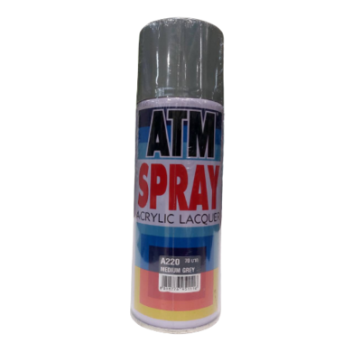 ATM สีสเปรย์ #220 เทาเข้ม (12/ลัง) แบรนด์ ATM - ฮาร์ดแวร์ ราคา 49 บาท