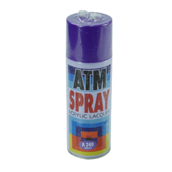 ATM สีสเปรย์ #240 ม่วง (12/ลัง) แบรนด์ ATM - ฮาร์ดแวร์ ราคา 49 บาท